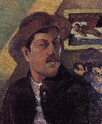 Paul Gauguin Hat self-portraits oil painting picture wholesale